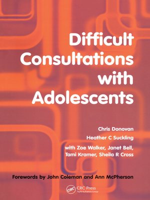 cover image of Difficult Consultations with Adolescents